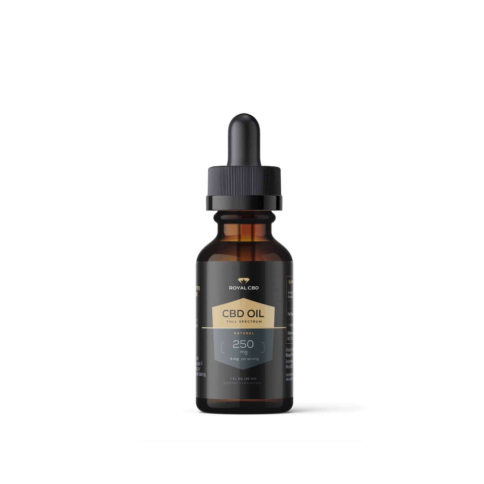 CBD Oil 250mg - Full Spectrum | Royal CBD