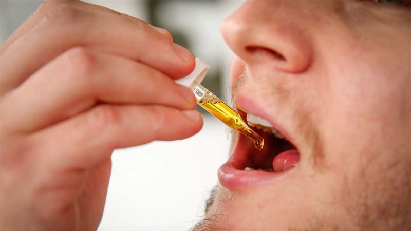 Taking CBD Oil sublingual 