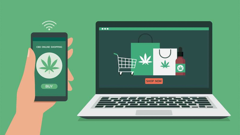 Illustration of Buying CBD Oil Online