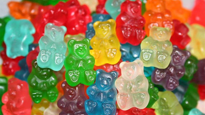 Image of many CBD Gummy Bears