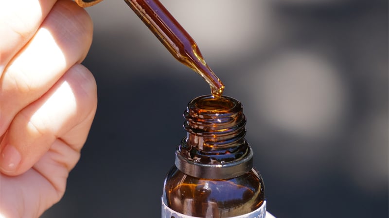 Image of CBD oil and Dropper